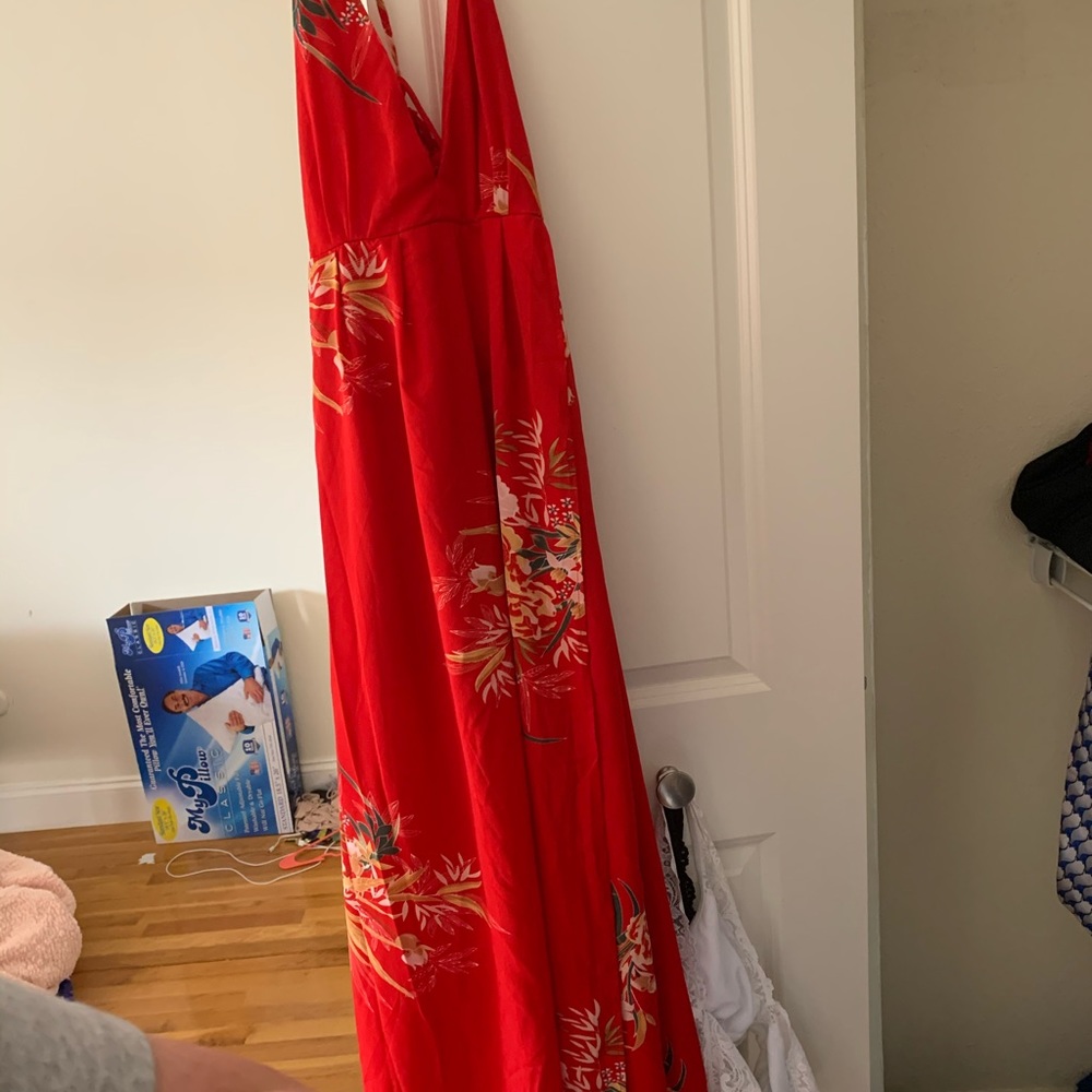 Red Maxi Dress